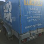 Aanhangwagen met huif 2.000 kg - dubbelasser