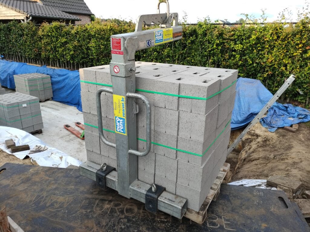 Pallethaak voor kraan 2000 kg