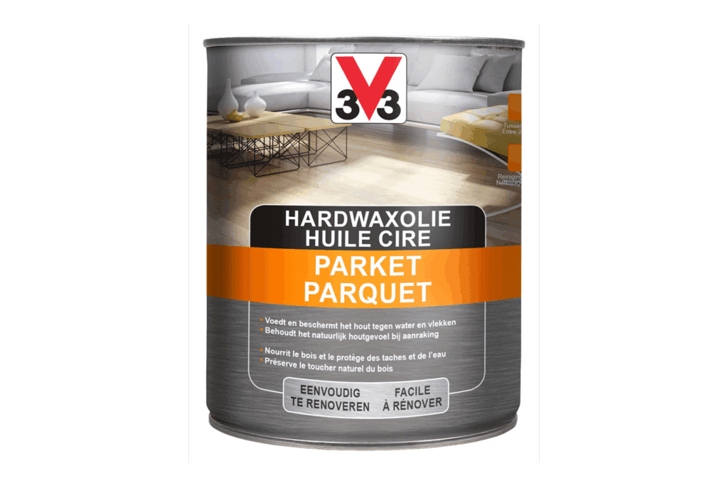 V33 hardwaxolie parket mat kleurloos 2,5 L