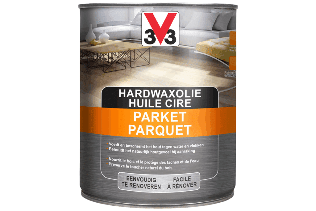 V33 hardwaxolie parket mat kleurloos 1 L