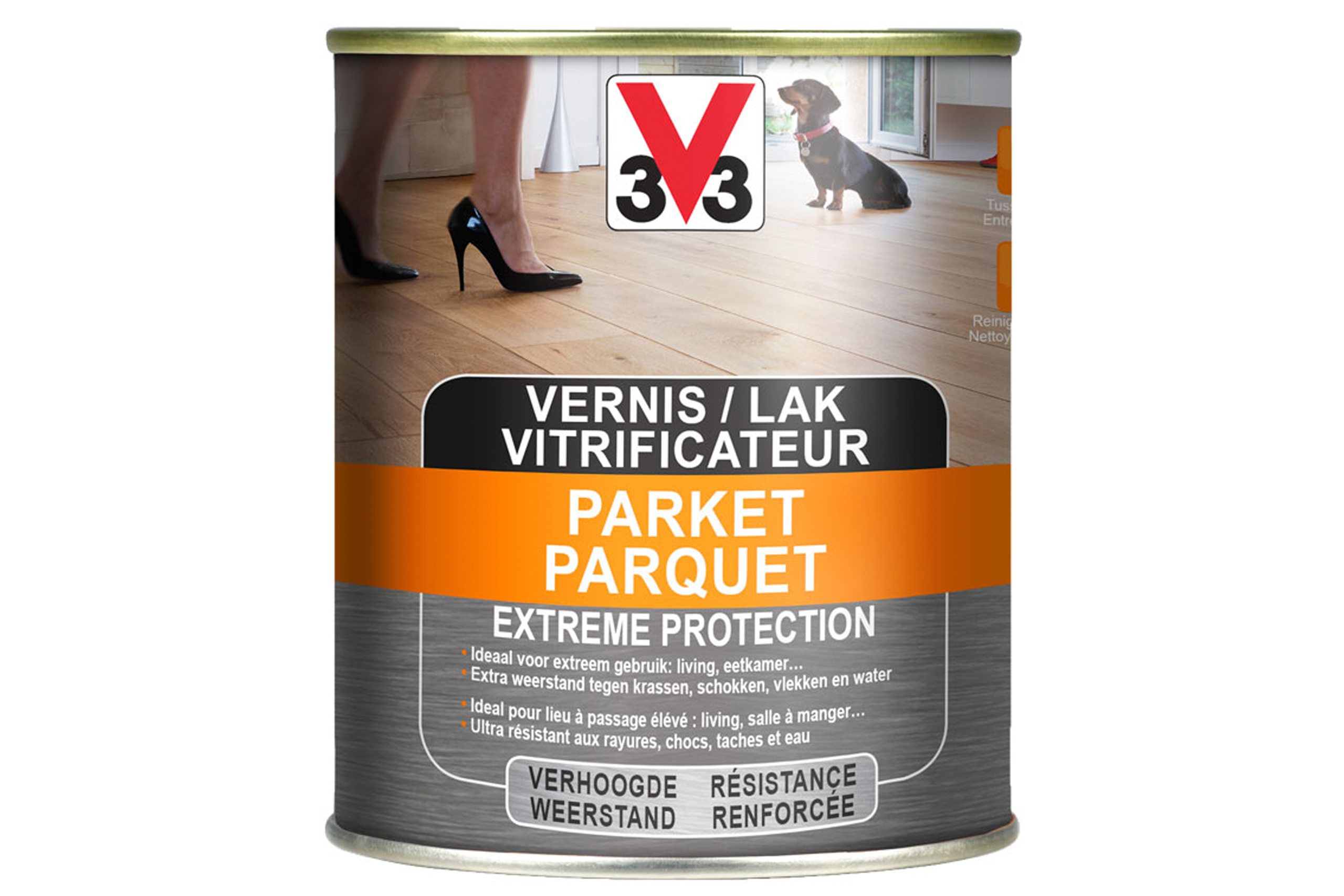 V33 parketvernis extreme protection zijdeglans 2,5 L