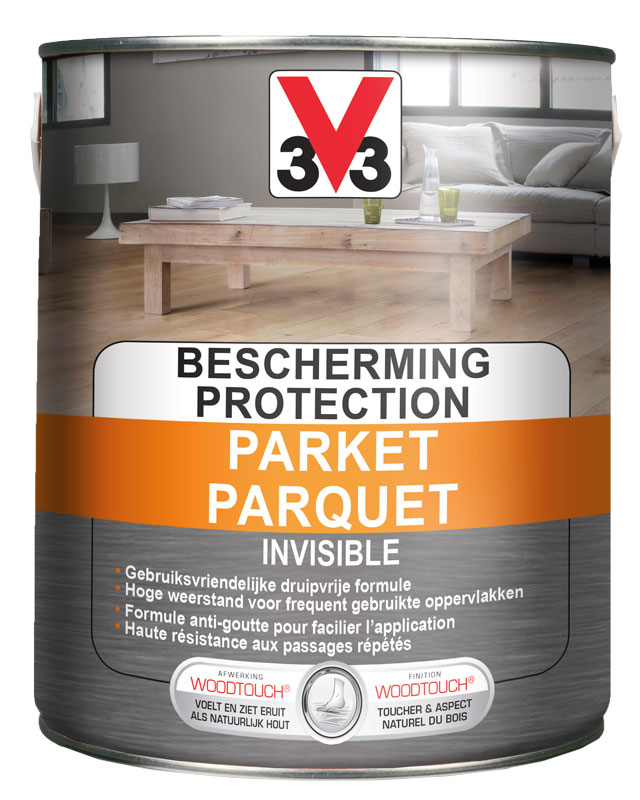 Vitrificateur parquet V33 Extreme Protection inColore mat 2,5L