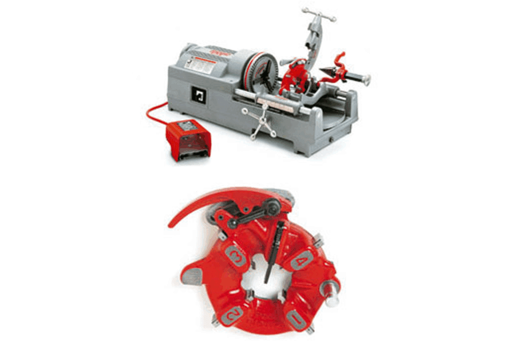 Draadsnijmachine met onderstel