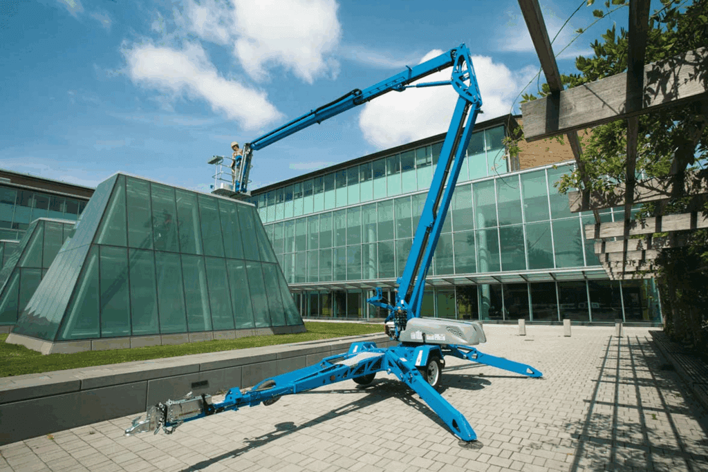 Hoogwerker GENIE TZ-50 op aanhanger 17 meter