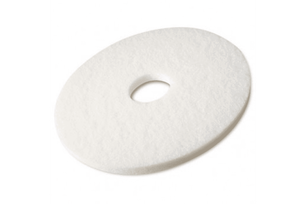 Boenpad synthetisch wit Ø 43 cm