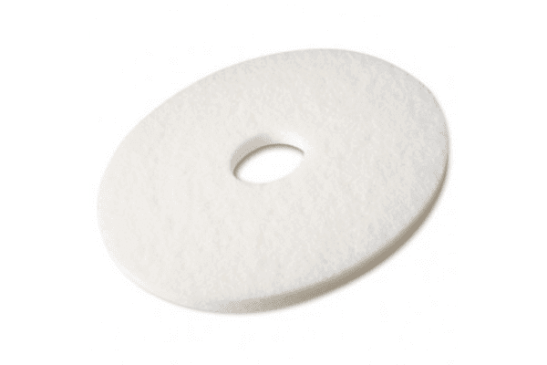 Boenpad synthetisch wit Ø 43 cm