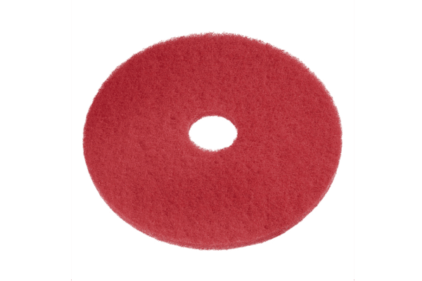 Boenpad synthetisch rood Ø 43 cm