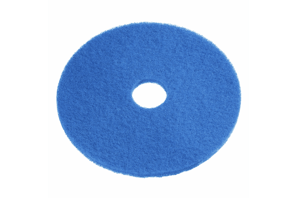 Boenpad synthetisch blauw Ø 43 cm