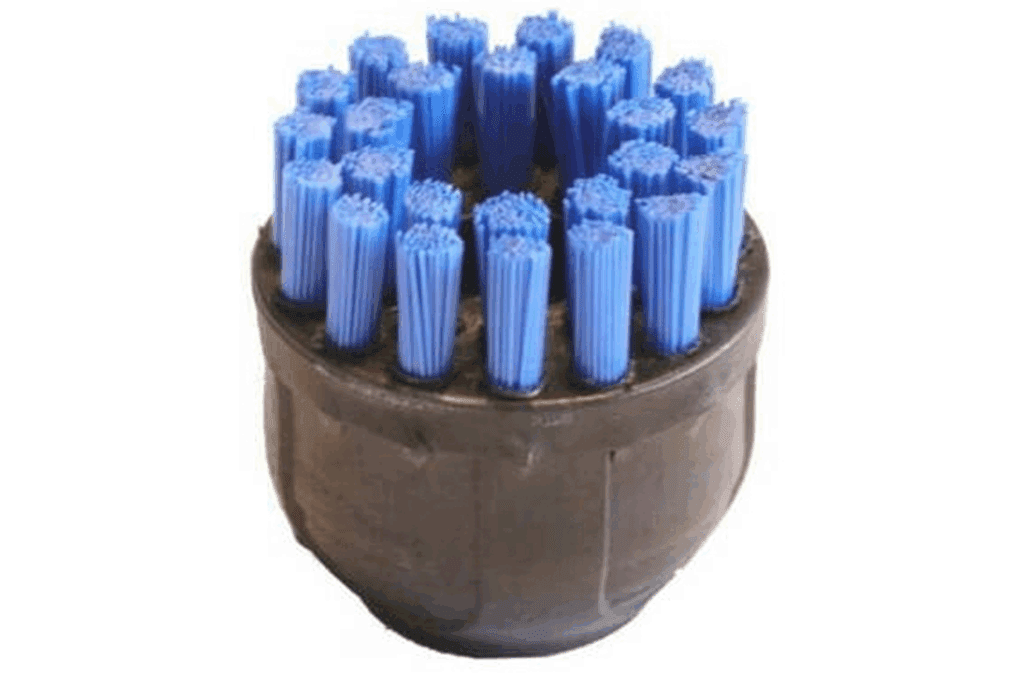 nylon borstel 6 cm blauw - interieur