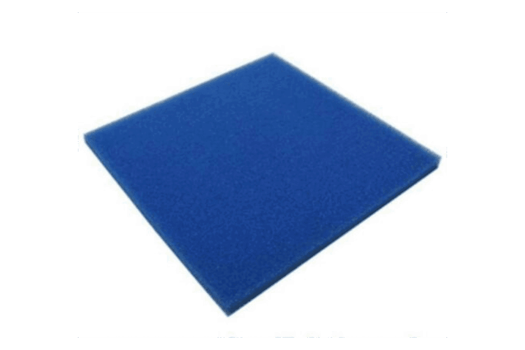 Filtermousse blauw grof