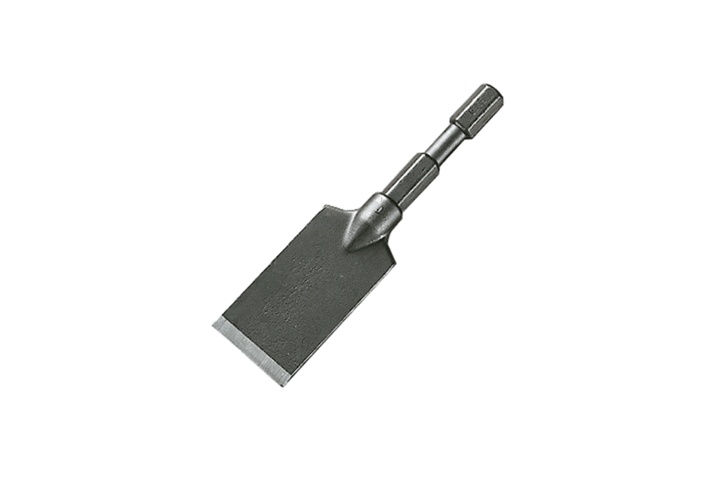 Platte beitel 50 mm voor tapijt- en betonstripper perslucht
