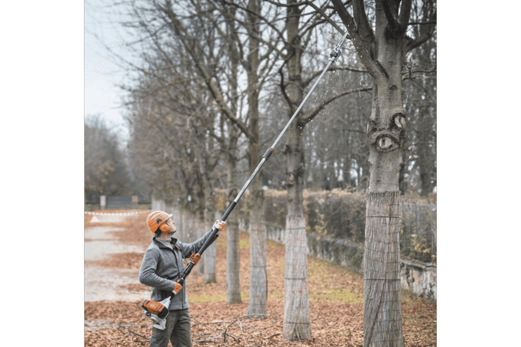 Kettingzaag op steel 30 cm benzine 2-takt