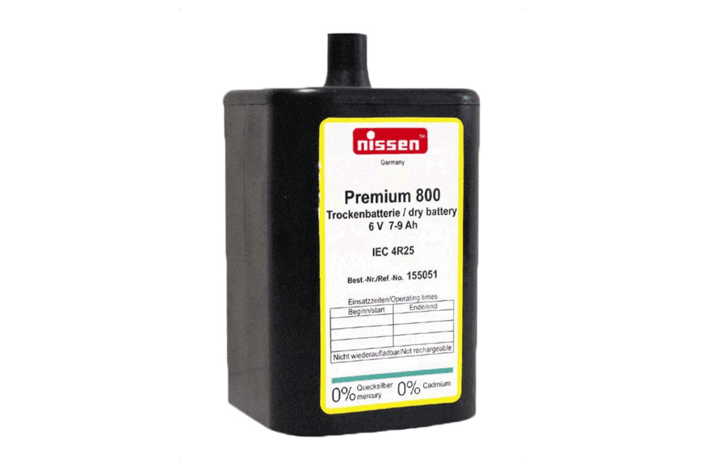Batterij 6V voor signalisatielamp