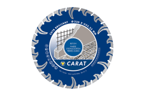 CARAT diamantschijf droog beton CS premium Ø 115 mm
