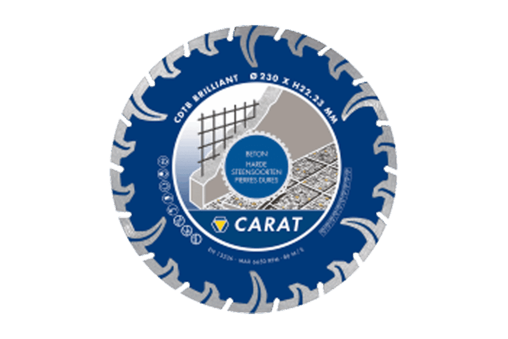 CARAT diamantschijf droog beton CDTB premium Ø 230 mm