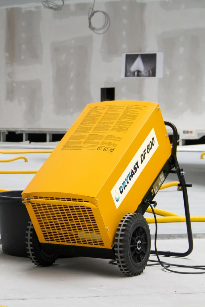 Bouwdroger tot 800 m&sup3; 2.400 W