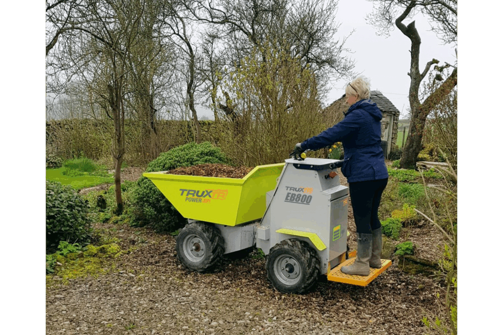Mini-dumper 800 kg 4x4 elektrisch knik
