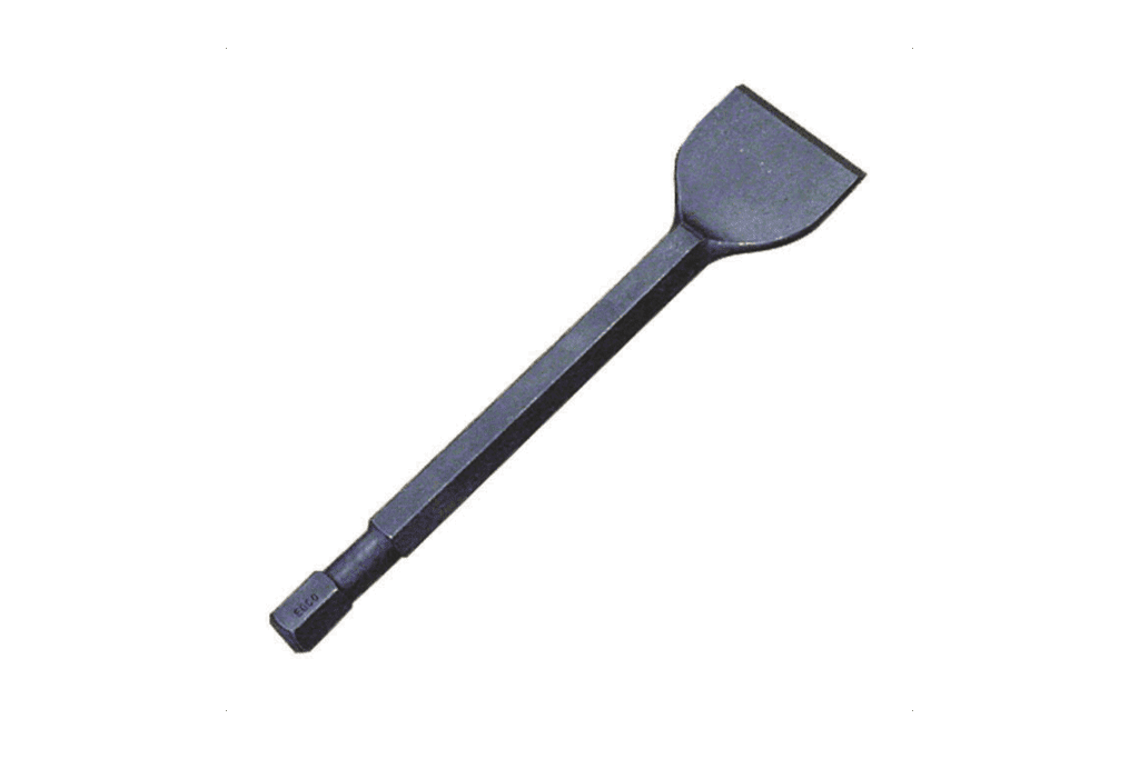 Platte beitel 50 mm voor tapijt- en betonstripper ergonomisch perslucht