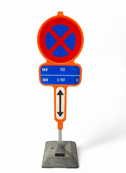 Parkeerverbod dubbele pijl