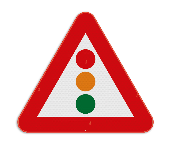 Verkeersbord A33 - Verkeerslichten
