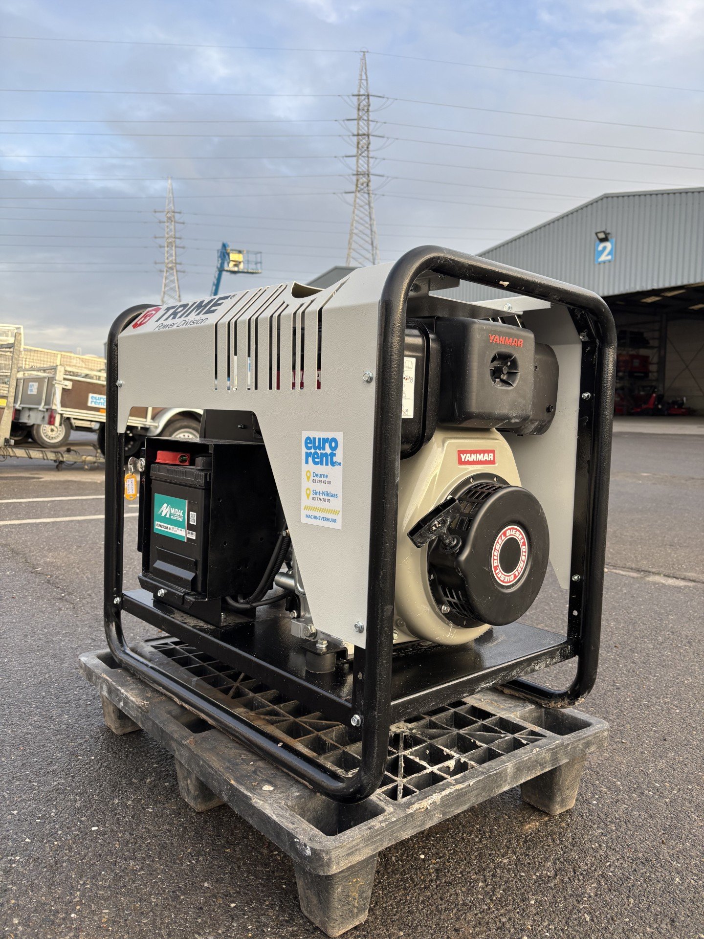 Stroomaggregaat 7 kW diesel