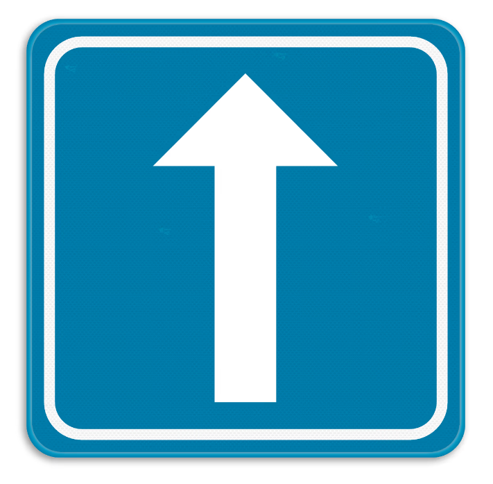 F19 verplichte rijrichting